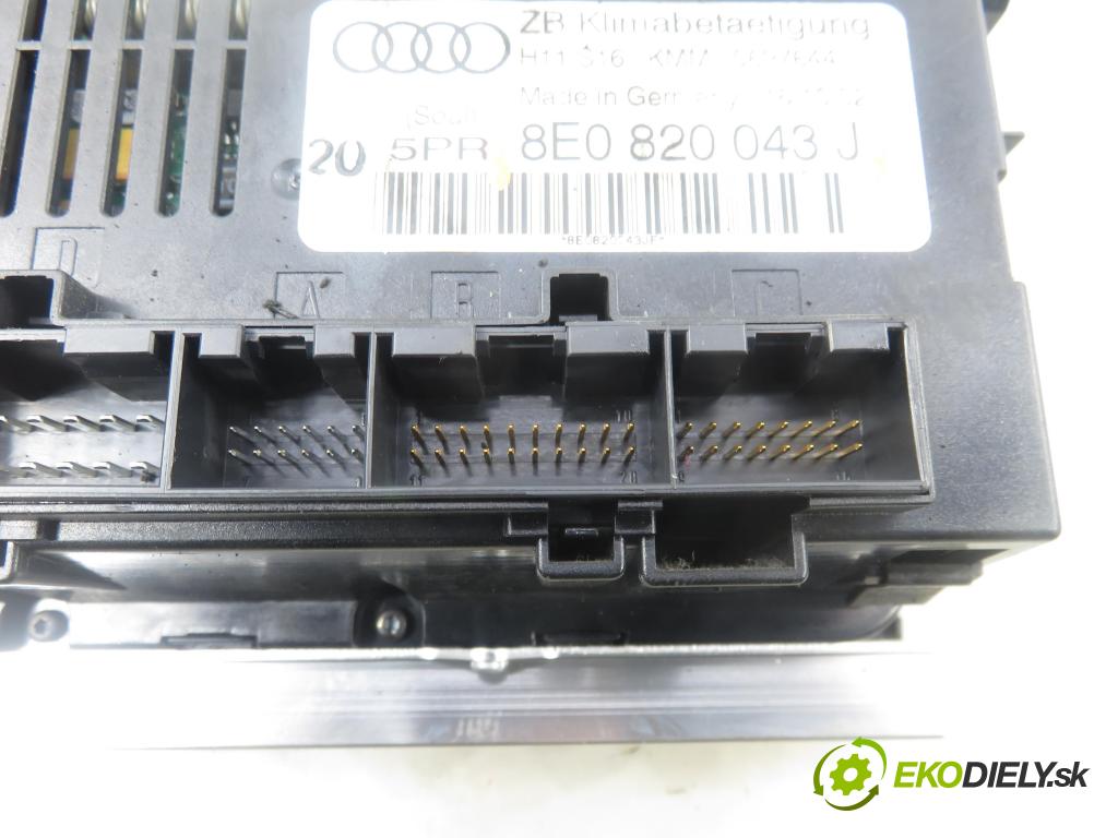 AUDI A4 Avant (8E5, B6) KOMBI 2002 96,00 1.9 TDI - AWX 1896,00 Panel topení KLIMATRONIK 8E0820043J