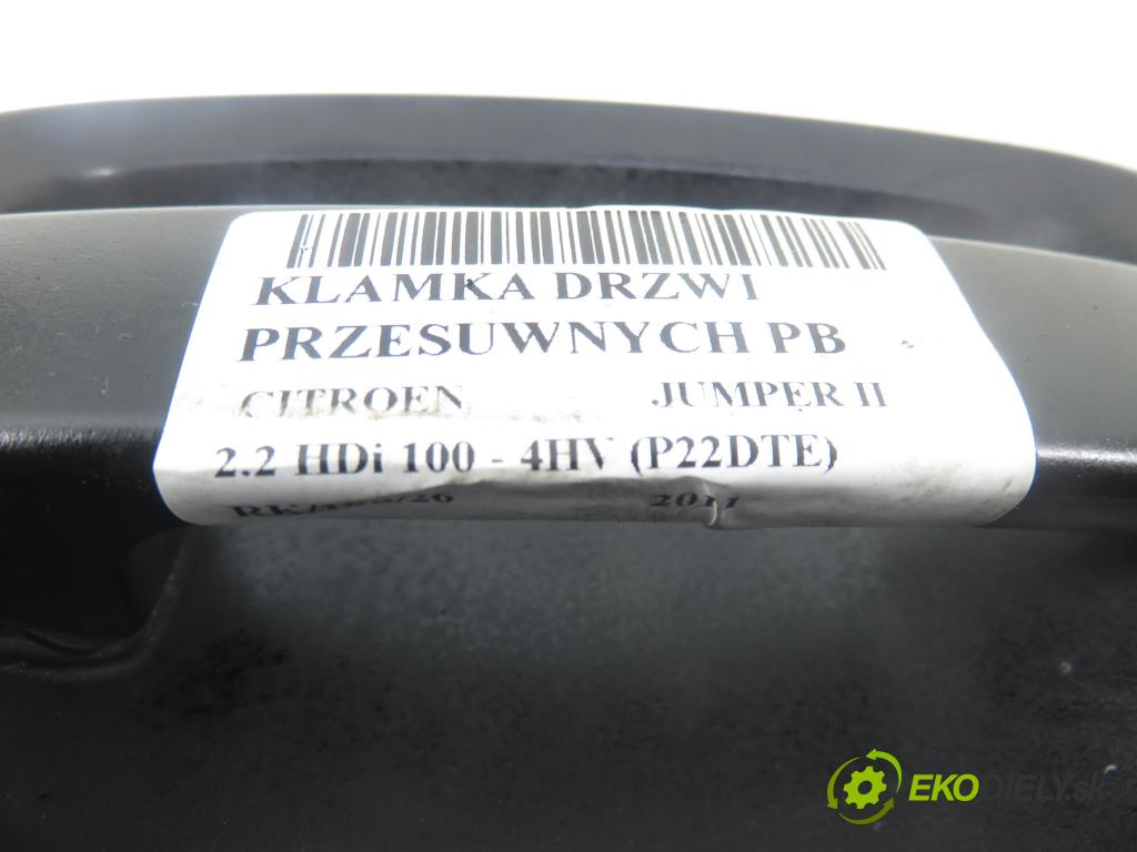 CITROEN JUMPER Skrzynia FURGON 2011 74,00 2.2 HDi 100 - 4HV (P22DTE) 2198,00 Kľučka Dvere posúvne PB V28716