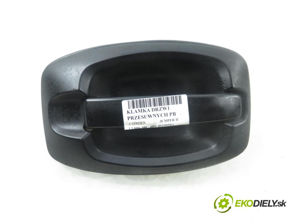 CITROEN JUMPER Skrzynia FURGON 2011 74,00 2.2 HDi 100 - 4HV (P22DTE) 2198,00 Kľučka Dvere posúvne PB V28716