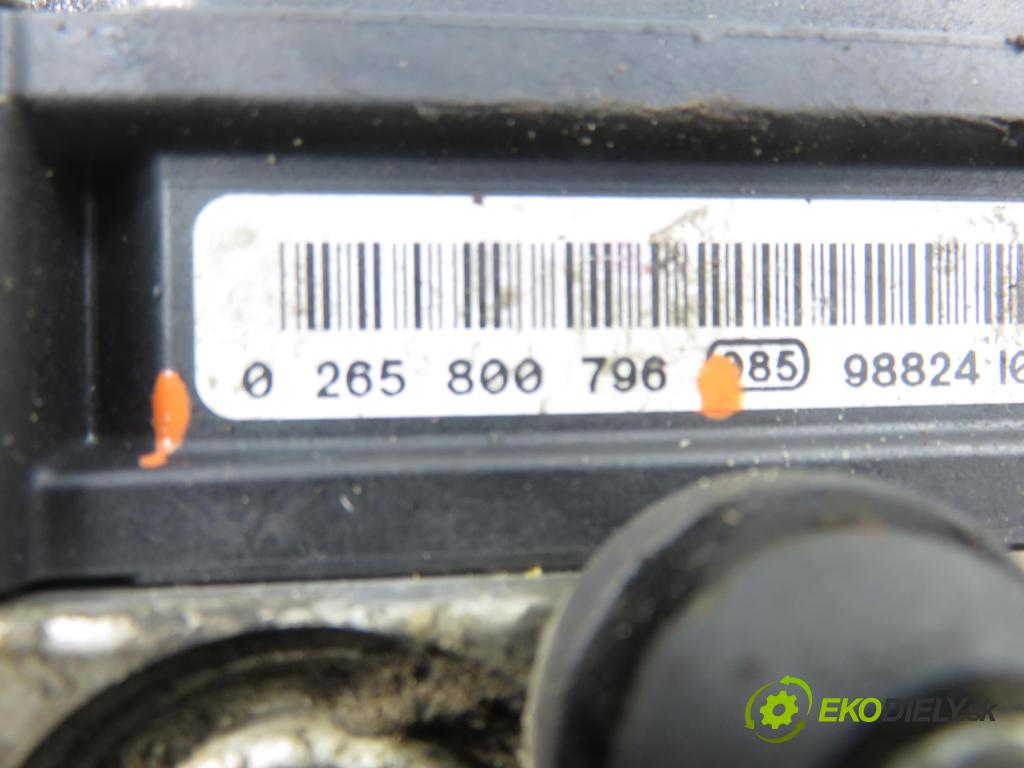 OPEL CORSA D Van HB 2009 0,00 1.2 - Z 12 XEP 1229,00 pumpa ABS 0265800796 (Pumpa ABS)