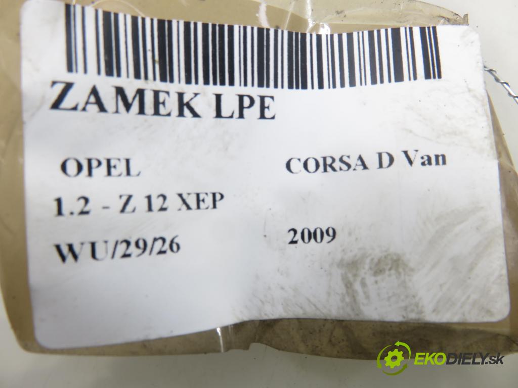 OPEL CORSA D Van HB 2009 0,00 1.2 - Z 12 XEP 1229,00 zámok 13258270ED