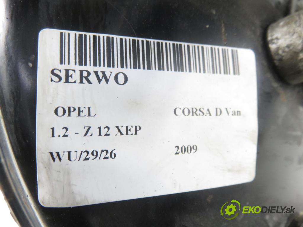 OPEL CORSA D Van HB 2009 0,00 1.2 - Z 12 XEP 1229,00 Posilovač 0204051131 ; 55701939 (Servočerpadlo)