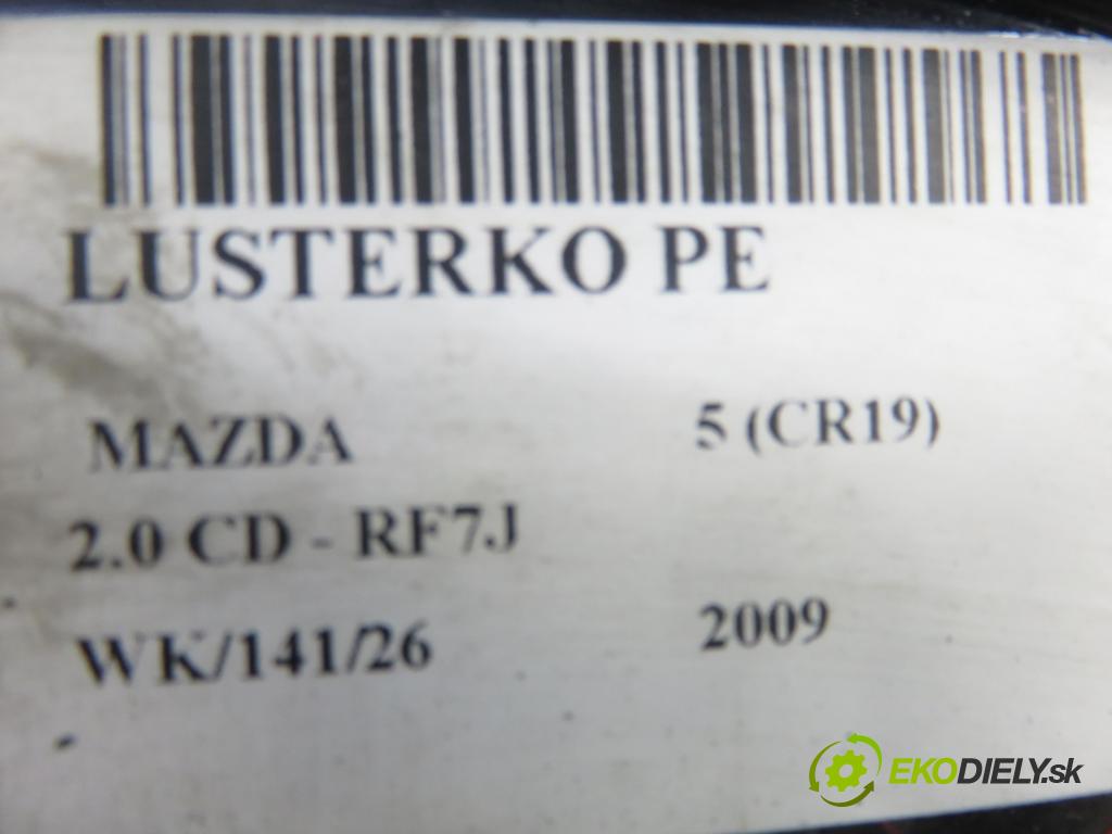 MAZDA 5 (CR19) MINIVAN 2009 105,00 2.0 MZR-CD 143 - RF7J 1998,00 zpětné zrcátko 