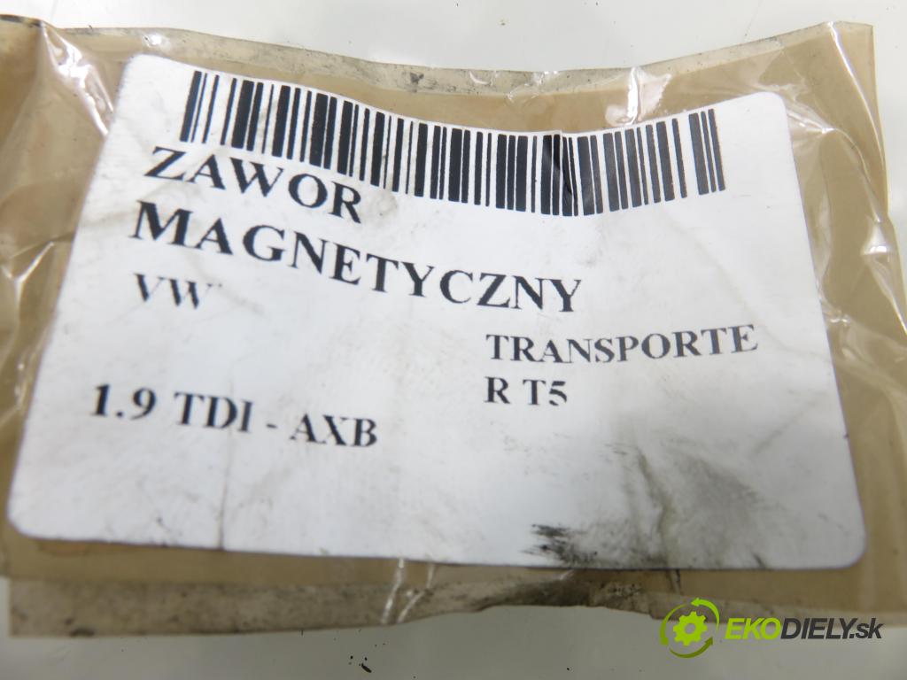 VW TRANSPORTER V Skrzynia (7HA, 7HH, 7EA, 7EH) FURGON 2004 77,00 1.9 TDI PD 105 - AXB 1896,00 VENTIL magnetický 7H0906279TL