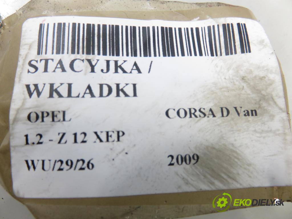 OPEL CORSA D Van HB 2009 0,00 1.2 - Z 12 XEP 1229,00 spinačka / zámky 55703083