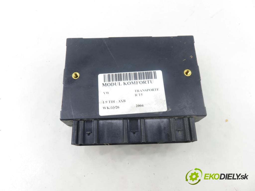 VW TRANSPORTER V Skrzynia (7HA, 7HH, 7EA, 7EH) FURGON 2004 77,00 1.9 TDI PD 105 - AXB 1896,00 MODUL komfortu 7H0959433B