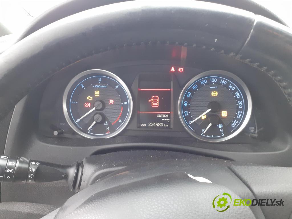 TOYOTA AURIS TOURING SPORTS (_E18_) KOMBI 2014 91,00 2.0 D-4D 124 (ADE186_) - 1AD-FTV 1998,00 Prístrojovka elektrický A2C31789200