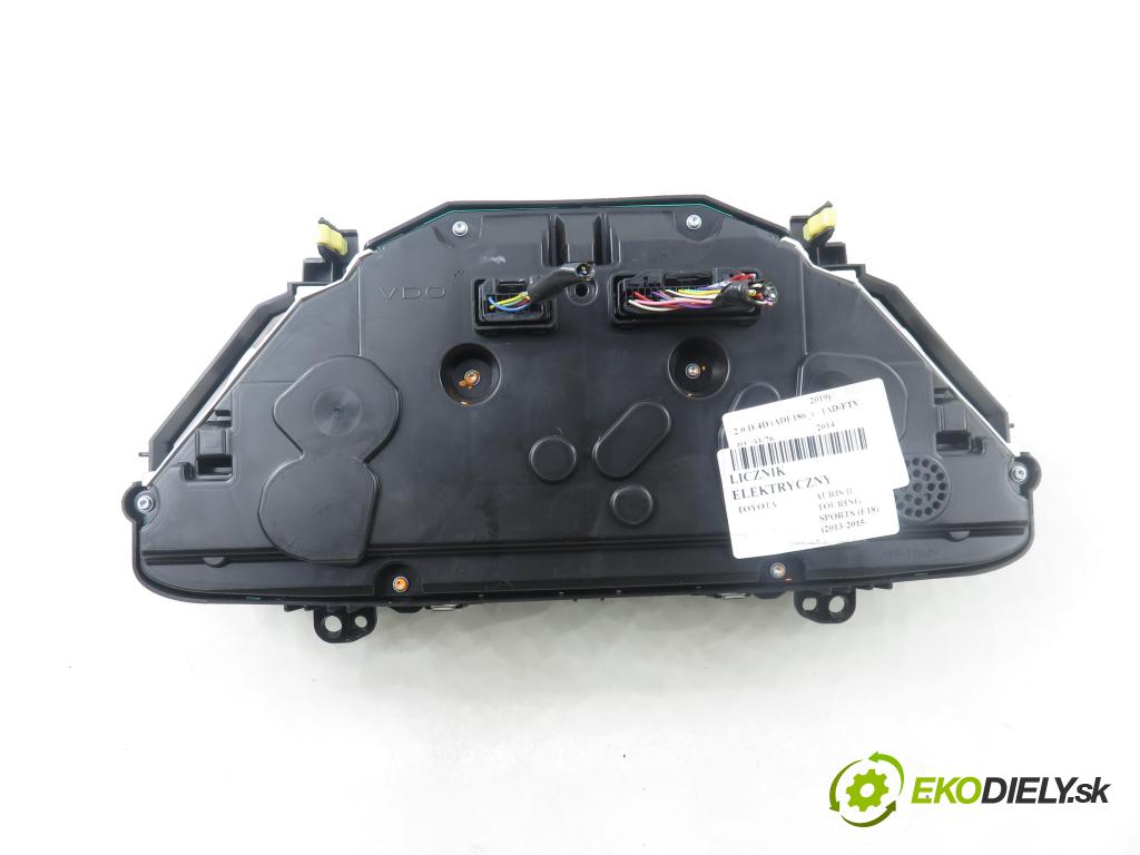 TOYOTA AURIS TOURING SPORTS (_E18_) KOMBI 2014 91,00 2.0 D-4D 124 (ADE186_) - 1AD-FTV 1998,00 Prístrojovka elektrický A2C31789200
