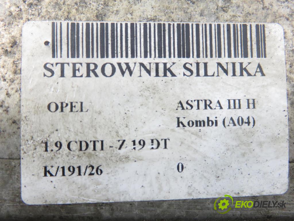 OPEL ASTRA H Kombi (A04) KOMBI 2006 88,00 1.9 CDTI - Z 19 DT 1910,00 řídící jednotka motora 55198922 ; 0281012549
