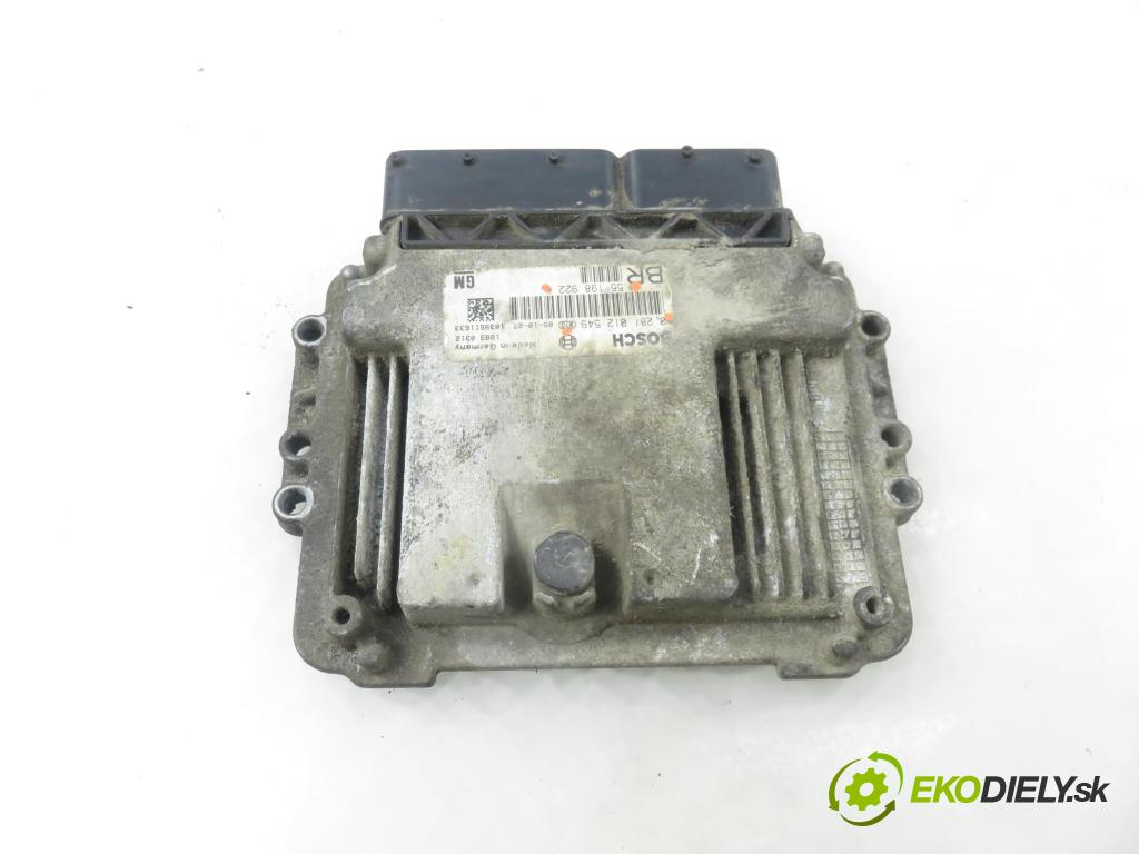 OPEL ASTRA H Kombi (A04) KOMBI 2006 88,00 1.9 CDTI - Z 19 DT 1910,00 řídící jednotka motora 55198922 ; 0281012549