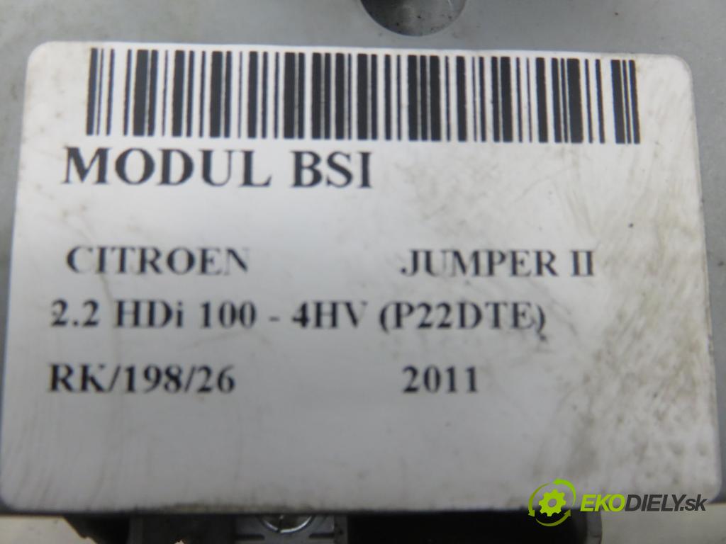 CITROEN JUMPER Skrzynia FURGON 2011 74,00 2.2 HDi 100 - 4HV (P22DTE) 2198,00 MODUL BSI 1369216080