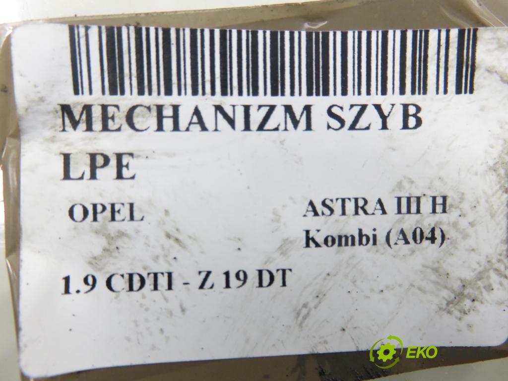 OPEL ASTRA H Kombi (A04) KOMBI 2006 88,00 1.9 CDTI - Z 19 DT 1910,00 mechanismus oken 994886101