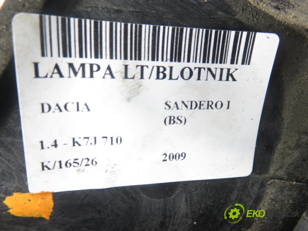 DACIA SANDERO HB 2009 55,00 1.4 - K7J 710 1390,00 Svetlo ľavé zadné 8200734825