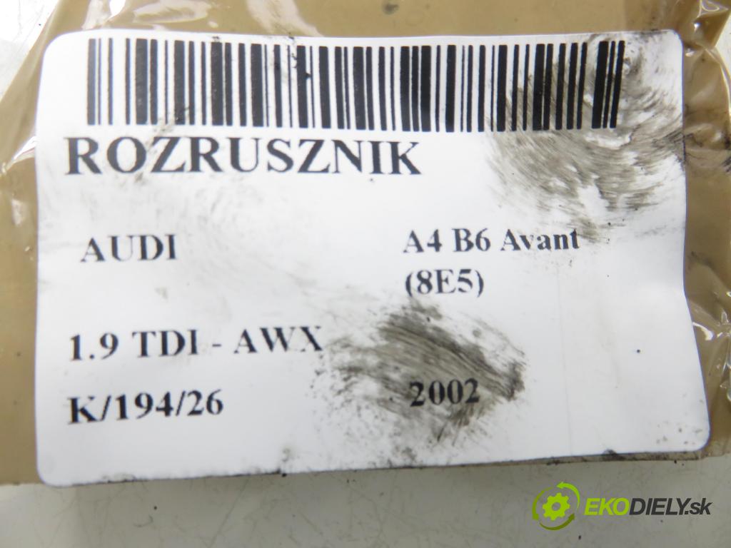 AUDI A4 Avant (8E5, B6) KOMBI 2002 96,00 1.9 TDI - AWX 1896,00 startér SS3003 (Startér)