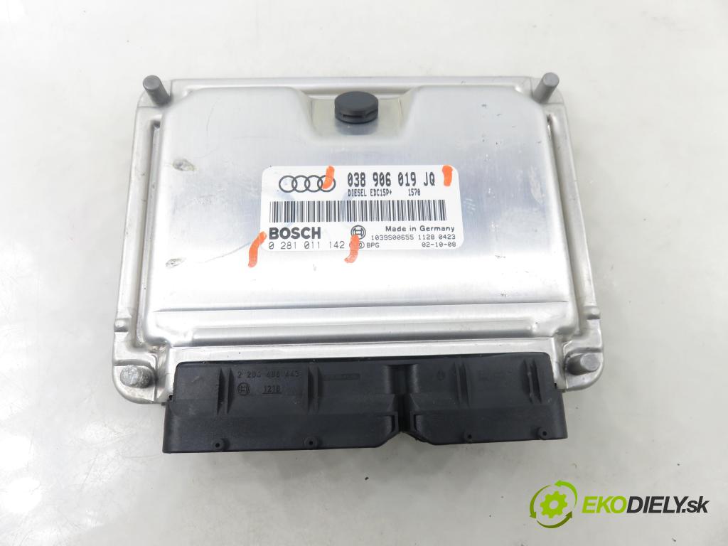AUDI A4 Avant (8E5, B6) KOMBI 2002 96,00 1.9 TDI - AWX 1896,00 Riadiaca jednotka Motor 038906019JQ ; 0281011142