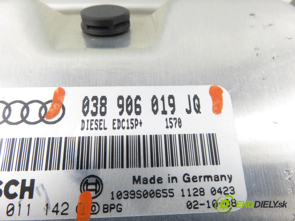 AUDI A4 Avant (8E5, B6) KOMBI 2002 96,00 1.9 TDI - AWX 1896,00 Riadiaca jednotka Motor 038906019JQ ; 0281011142
