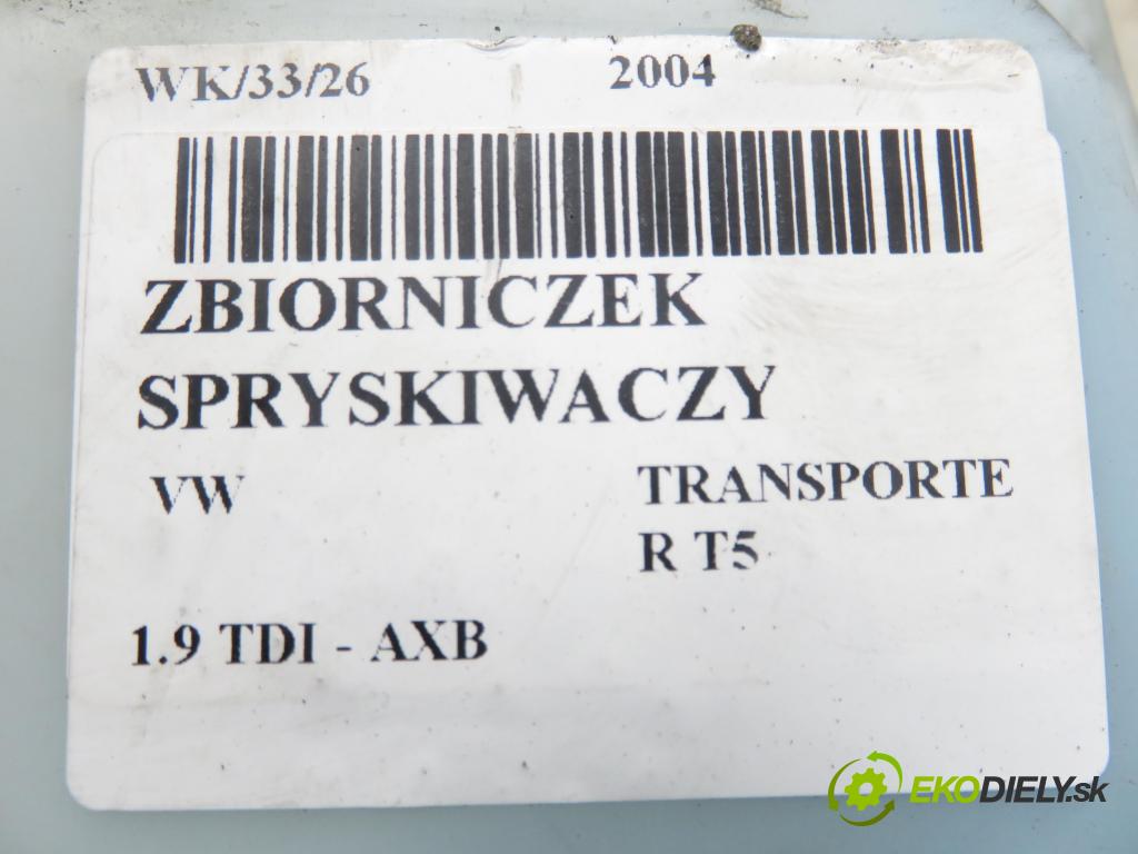 VW TRANSPORTER V Skrzynia (7HA, 7HH, 7EA, 7EH) FURGON 2004 77,00 1.9 TDI PD 105 - AXB 1896,00 Nádržka ostrekovačov 7H0955453 (Kľučka dverí ostatné)