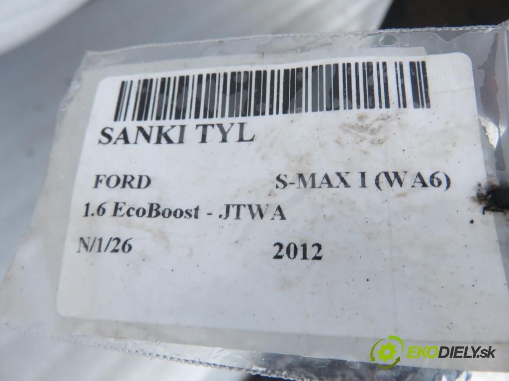 FORD S-MAX (WA6) MINIVAN 2012 118,00 1.6 EcoBoost - JTWA 1596,00 ZADNÍ: