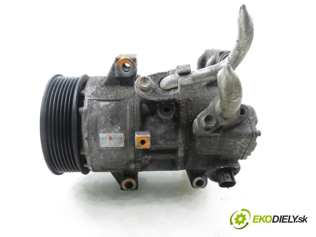 TOYOTA AURIS TOURING SPORTS (_E18_) KOMBI 2014 91,00 2.0 D-4D 124 (ADE186_) - 1AD-FTV 1998,00 KOMPRESOR: klimatizace 4472806560 (Kompresor klimatizace)