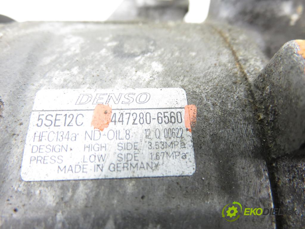 TOYOTA AURIS TOURING SPORTS (_E18_) KOMBI 2014 91,00 2.0 D-4D 124 (ADE186_) - 1AD-FTV 1998,00 KOMPRESOR: klimatizace 4472806560 (Kompresor klimatizace)