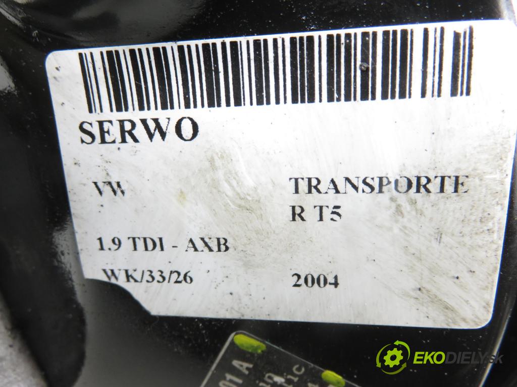 VW TRANSPORTER V Skrzynia (7HA, 7HH, 7EA, 7EH) FURGON 2004 77,00 1.9 TDI PD 105 - AXB 1896,00 Posilovač 7H0612101A ; 03776705024 (Servočerpadlo)