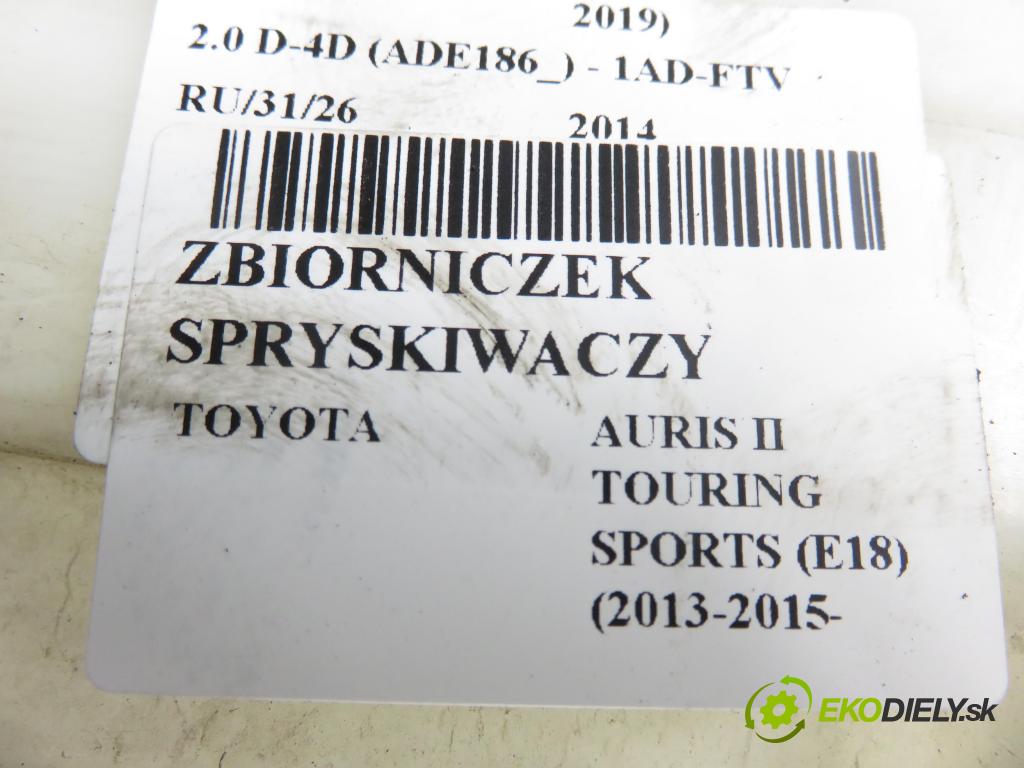 TOYOTA AURIS TOURING SPORTS (_E18_) KOMBI 2014 91,00 2.0 D-4D 124 (ADE186_) - 1AD-FTV 1998,00 Nádržka ostrekovačov 8531002490 ; 1020962 (Kľučka dverí ostatné)
