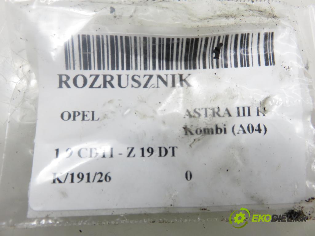 OPEL ASTRA H Kombi (A04) KOMBI 2006 88,00 1.9 CDTI - Z 19 DT 1910,00 Štartér SS0071 (Štartér)