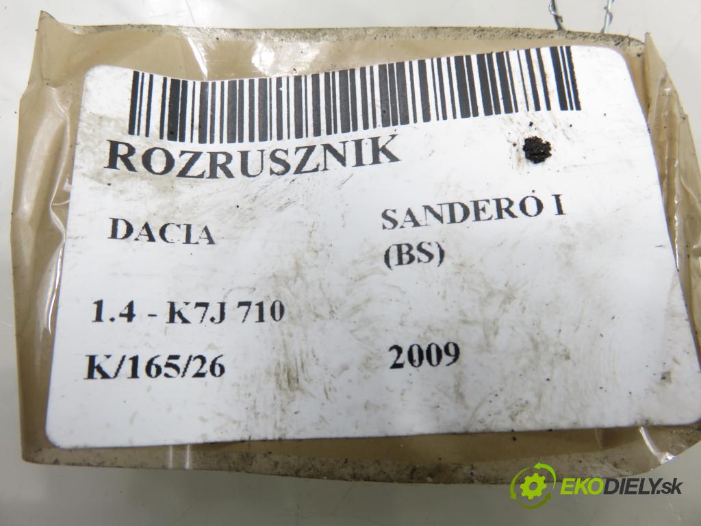 DACIA SANDERO HB 2009 55,00 1.4 - K7J 710 1390,00 Štartér 8200815083 ; M000T46371ZT (Štartér)