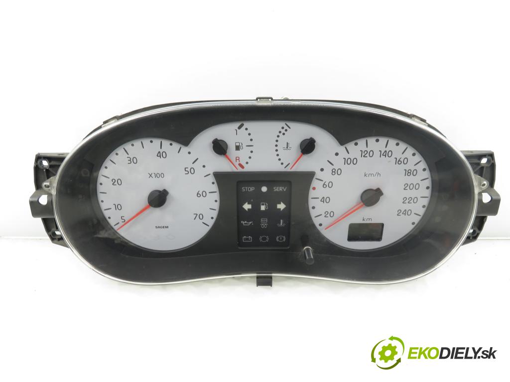 RENAULT CLIO II (BB_, CB_) HB 2002 59,00 1.9 dTi (B/CB0U) - F9Q 780 1870,00 Prístrojovka elektrický P7700436472