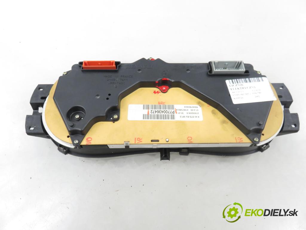 RENAULT CLIO II (BB_, CB_) HB 2002 59,00 1.9 dTi (B/CB0U) - F9Q 780 1870,00 Prístrojovka elektrický P7700436472