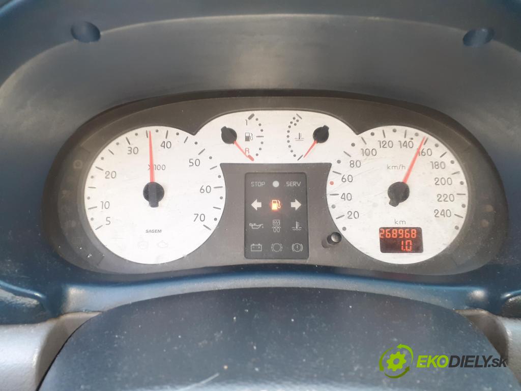 RENAULT CLIO II (BB_, CB_) HB 2002 59,00 1.9 dTi (B/CB0U) - F9Q 780 1870,00 Prístrojovka elektrický P7700436472