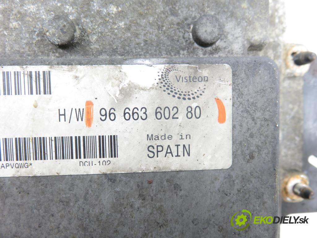 CITROEN JUMPER Skrzynia FURGON 2011 74,00 2.2 HDi 100 - 4HV (P22DTE) 2198,00 Riadiaca jednotka Motor 9666360280