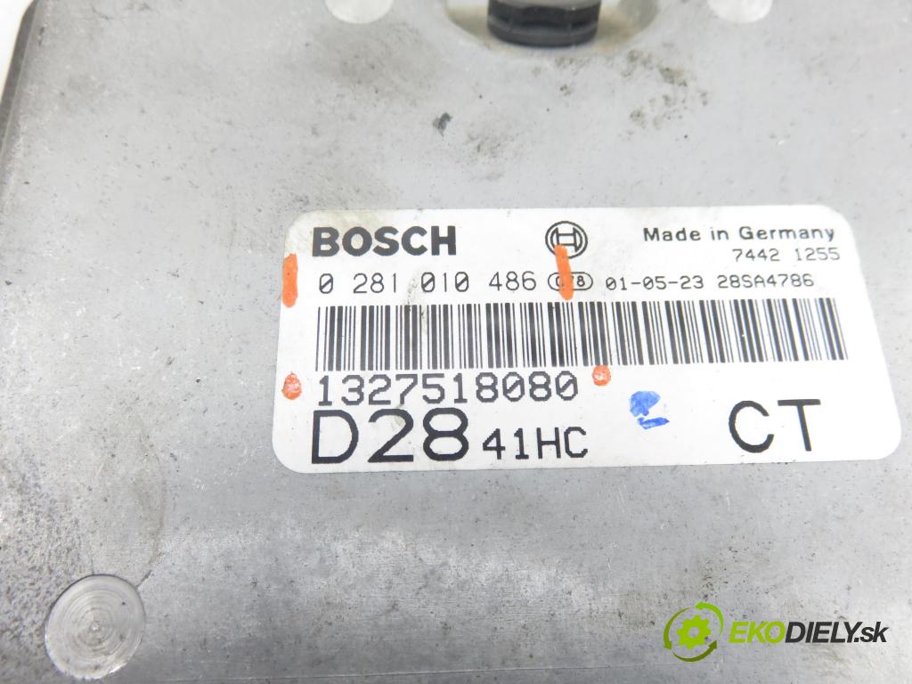 FIAT DUCATO (230_) FURGON 2001 94,00 2.8 JTD - 8140.43S 2798,00 Riadiaca jednotka Motor 0281010486 ; 1327518080