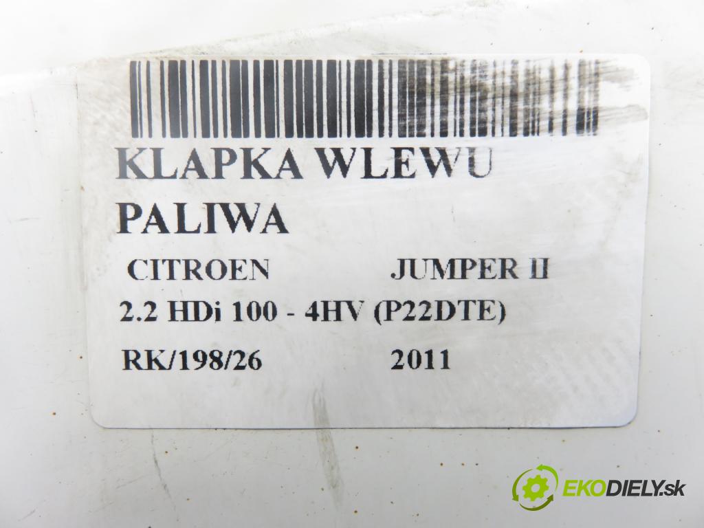 CITROEN JUMPER Skrzynia FURGON 2011 74,00 2.2 HDi 100 - 4HV (P22DTE) 2198,00 dvířka nádrže paliva  (Klika dveří ostatní)