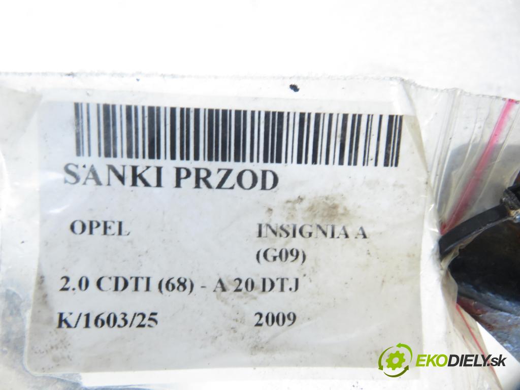 OPEL INSIGNIA A (G09) LIFTBACK 2009 96,00 2.0 CDTI (68) - A 20 DTJ 1956,00 PŘEDNÍ: