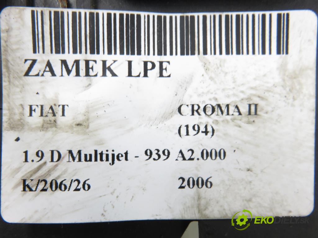 FIAT CROMA (194_) KOMBI 2006 110,00 1.9 D Multijet 150 - 939 A2.000 1910,00 zámok 51708421A