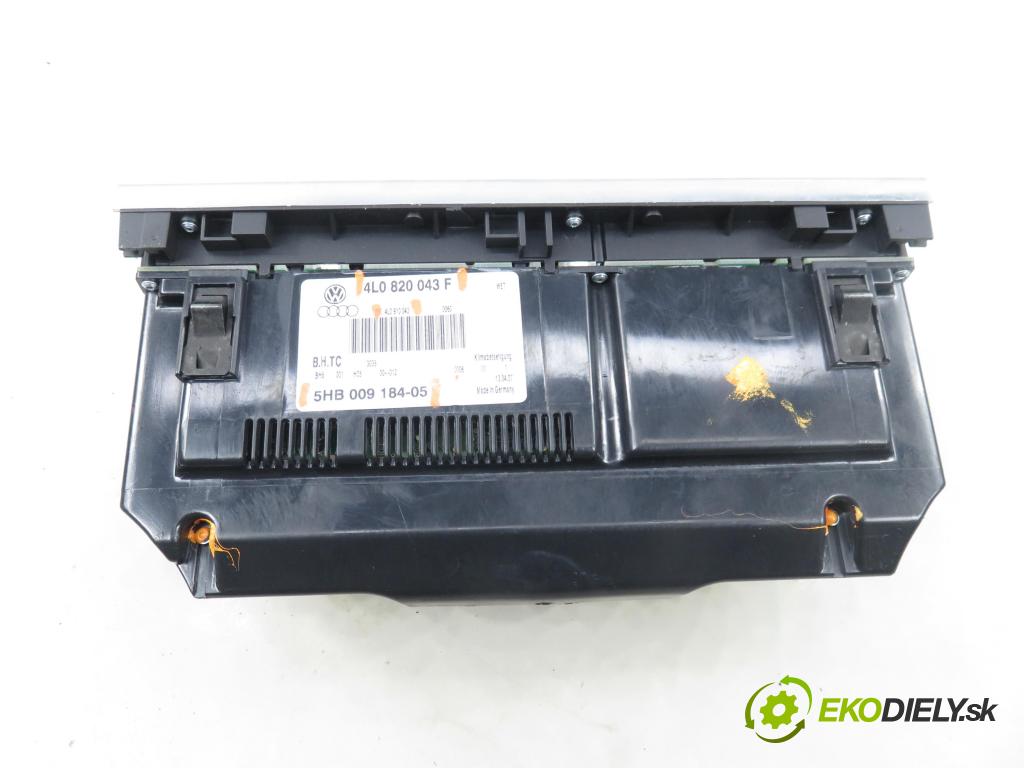 AUDI Q7 (4L) SUV 2007 171,00 3.0 TDI quattro - BUG 2967,00 Panel kúrenia KLIMATRONIK 4L0820043F ; 4L0910043 ; 5HB00918405