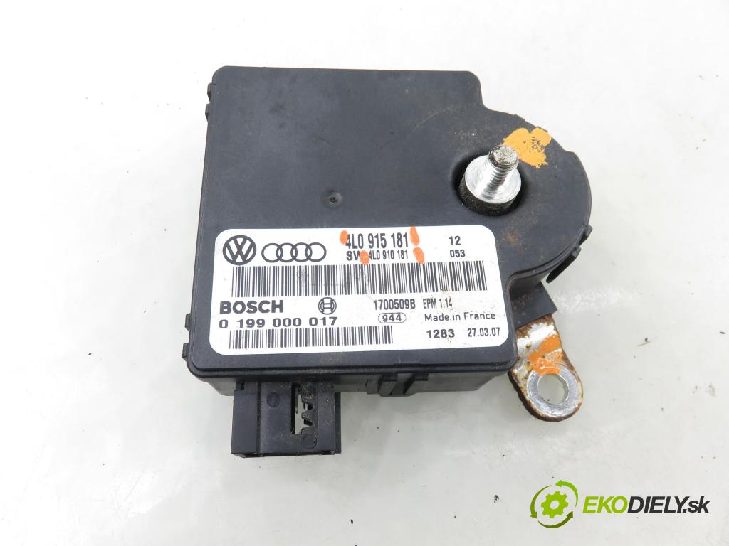 AUDI Q7 (4L) SUV 2007 171,00 3.0 TDI quattro - BUG 2967,00 MODUL akumulátora 4L0915181 ; 4L0910181