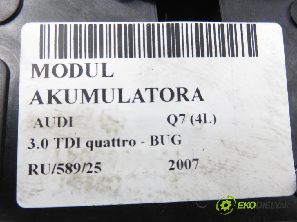 AUDI Q7 (4L) SUV 2007 171,00 3.0 TDI quattro - BUG 2967,00 MODUL akumulátora 4L0915181 ; 4L0910181