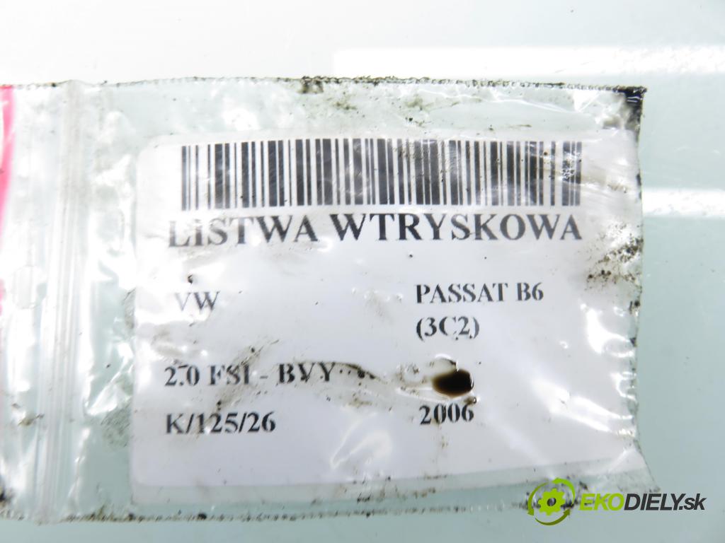 VW PASSAT B6 (3C2) SEDAN 2006 110,00 2.0 FSI - BVY 1984,00 Nastavovač zvod, potrubie 06D133209T ; 2900308501 ; 2900314939 (Motorček ostatné)