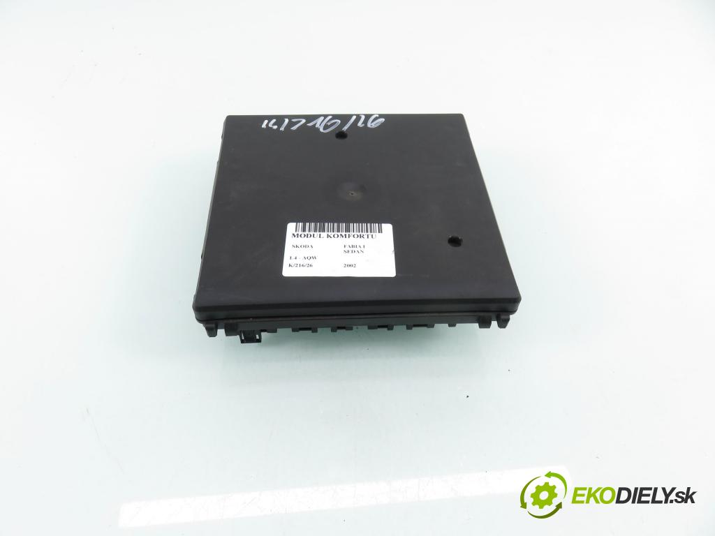 SKODA FABIA I SEDAN (6Y3) SEDAN 2002 50,00 1.4 - AQW 1397,00 MODUL komfortu 6Q1937049B ; 5WK48212