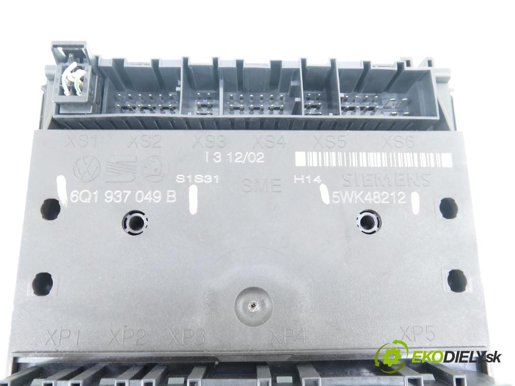 SKODA FABIA I SEDAN (6Y3) SEDAN 2002 50,00 1.4 - AQW 1397,00 MODUL komfortu 6Q1937049B ; 5WK48212