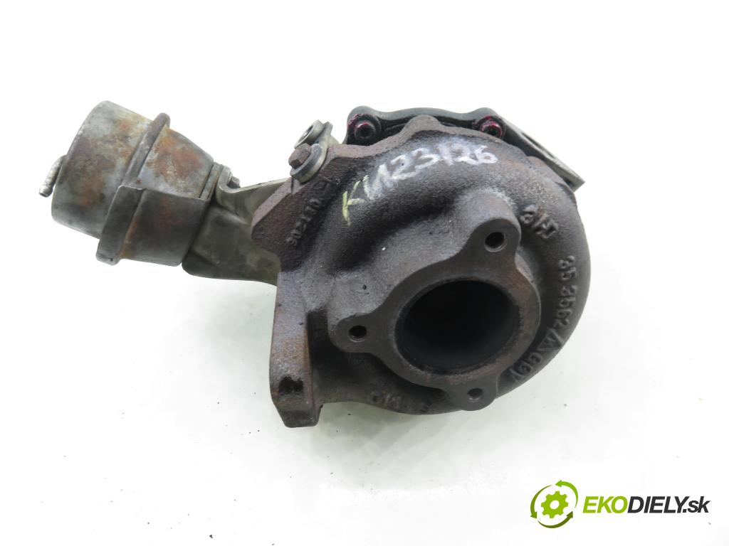 FIAT DOBLO nadwozie wielkoprzestrzenne (MPV) (119_, 223_) KOMBIVAN 2006 62,00 1.3 D Multijet - 223 A9.000 1248,00 Turbodúchadlo 55198317 ; 54359700014 (Turbodúchadlo (kompletné))