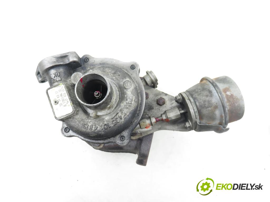 FIAT DOBLO nadwozie wielkoprzestrzenne (MPV) (119_, 223_) KOMBIVAN 2006 62,00 1.3 D Multijet - 223 A9.000 1248,00 RYCHLONABÍJEČKA: 55198317 ; 54359700014 (Kompletní turbodmychadlo)