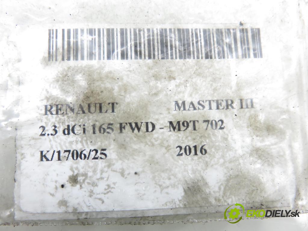 RENAULT MASTER III Platforma / podwozie (EV, HV, UV) KABINA/PLATFORMA 2016 120,00 2.3 dCi 165 FWD - M9T 702 2298,00 řemenice vačky VAČKOVÁ HŘÍDEL: M130257408R ; 45357R