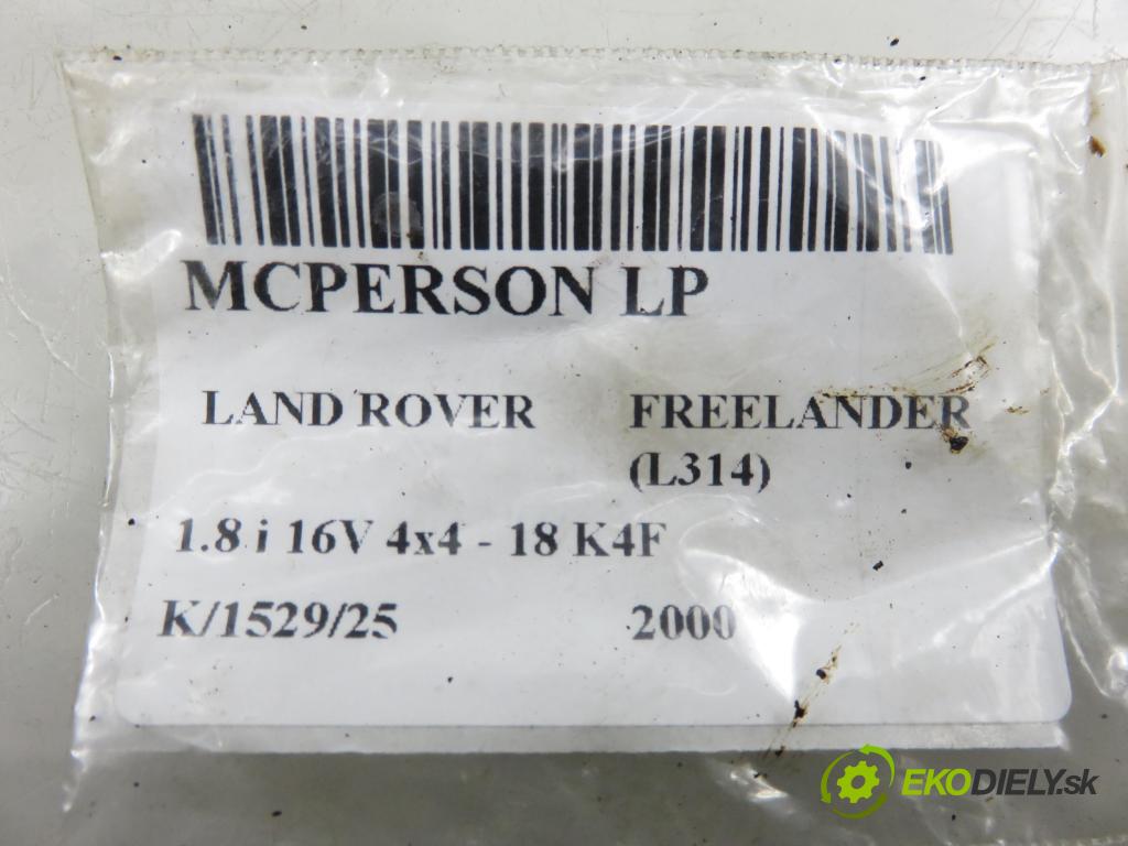 LAND ROVER FREELANDER (L314) SUV 2000 88,00 1.8 i 16V 4x4 - 18 K4F 1796,00 MCPERSON LP 