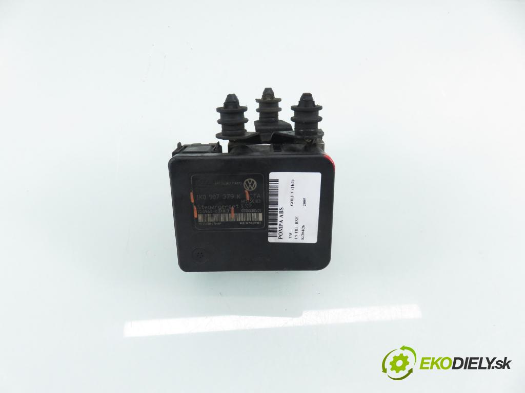 VW GOLF V (1K1) HB 2005 77,00 1.9 TDI - BXE 1896,00 pumpa ABS 1K0907379K ; 10096003483 (Pumpa ABS)