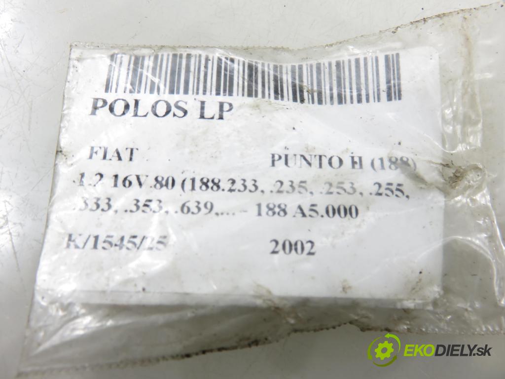 FIAT PUNTO (188_) HB 2002 59,00 1.2 16V 80 - 188 A5.000 1242,00 poloos LP