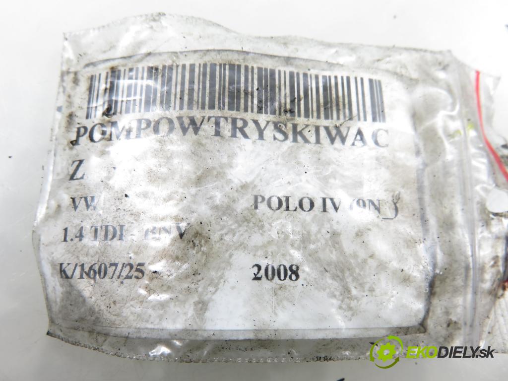 VW POLO (9N_) HB 2008 59,00 1.4 TDI - BNV 1422,00 Vstrekovač 038130073BN ; 0414720313 (Vstrekovač paliva)