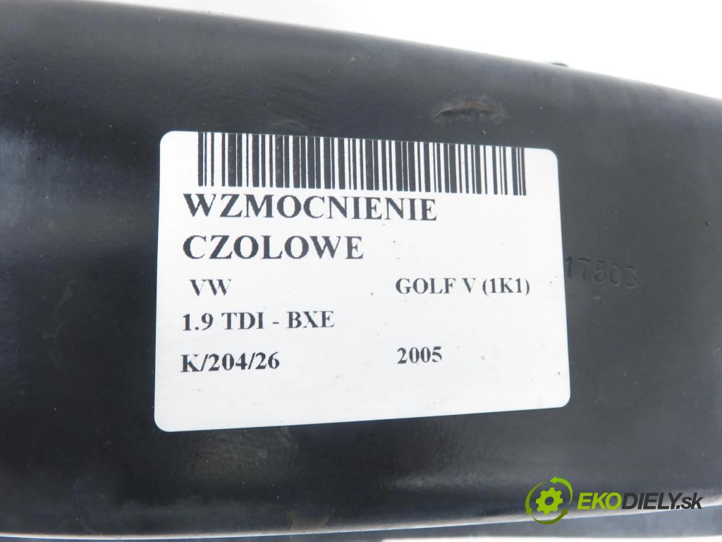 VW GOLF V (1K1) HB 2005 77,00 1.9 TDI - BXE 1896,00 výztuha PŘEDNÍ